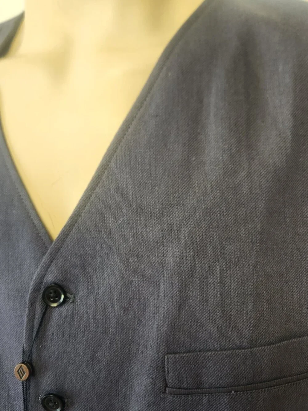 Joseph Abboud vest 3XL men's slate blue business NWT